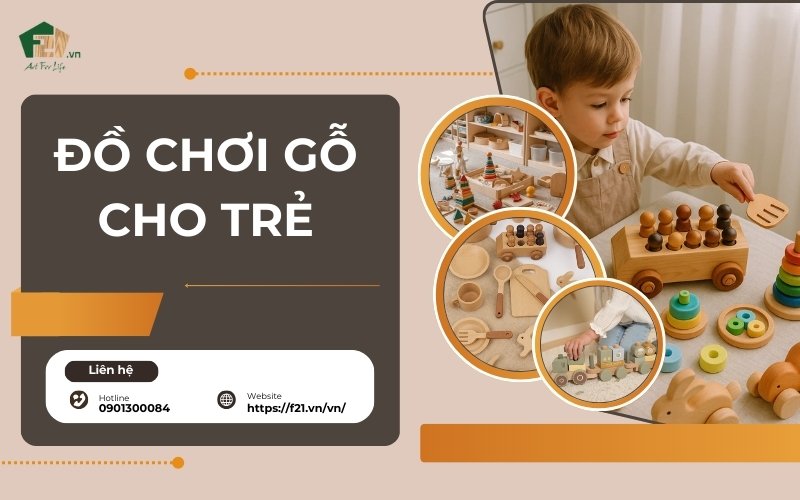 Hướng dẫn chọn đồ chơi trẻ em bằng gỗ phù hợp với từng độ tuổi