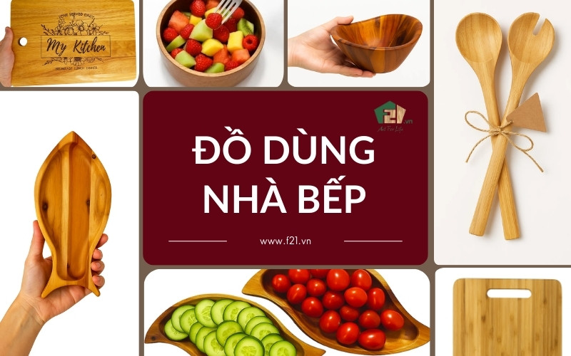 Top 7 món đồ dùng nhà bếp bằng gỗ nên sắm cho năm nay