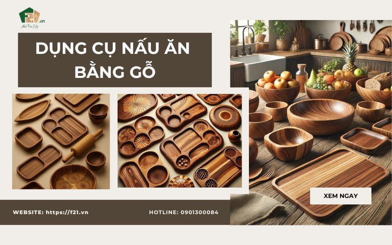 Dụng cụ nấu ăn bằng gỗ: 8 lợi ích tuyệt vời bạn không nên bỏ lỡ