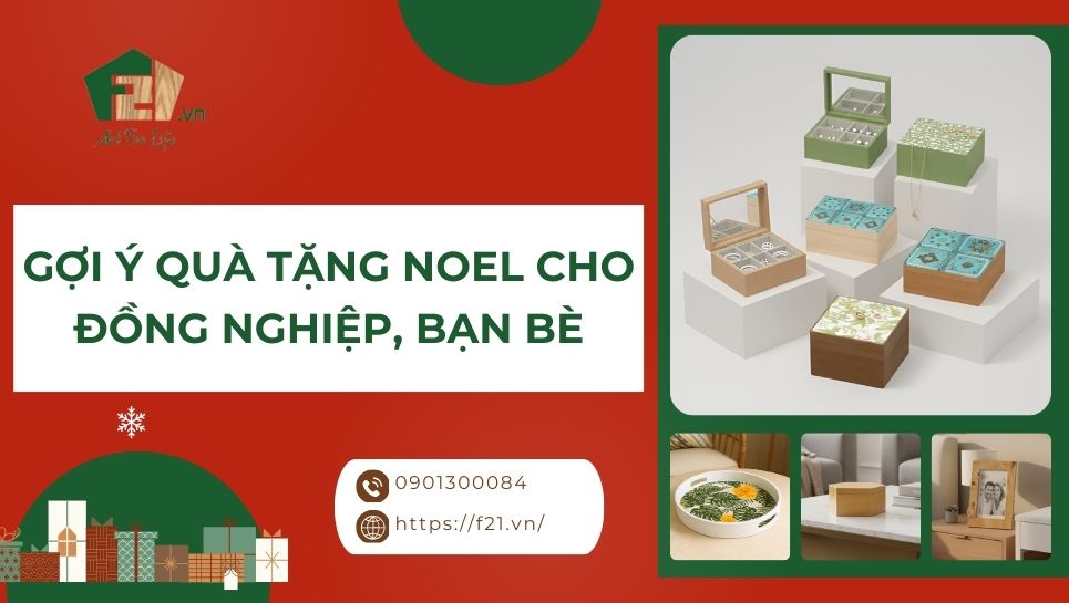Quà tặng Noel sang trọng: Gợi ý tặng khách hàng, đồng nghiệp, bạn bè