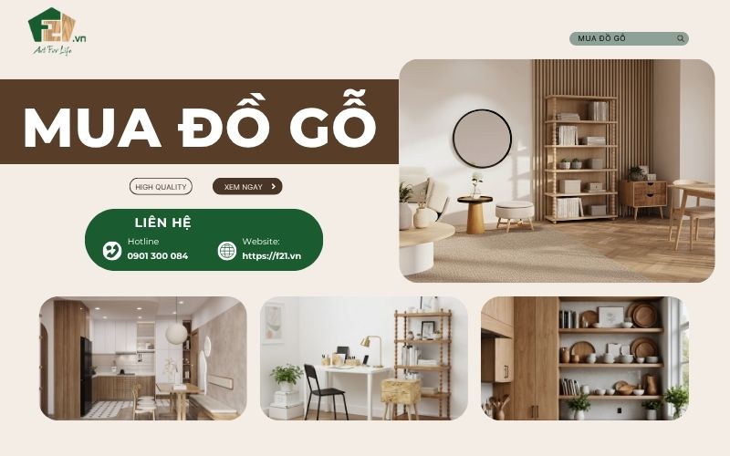 Top 5 địa điểm mua đồ gỗ TPHCM uy tín và chất lượng