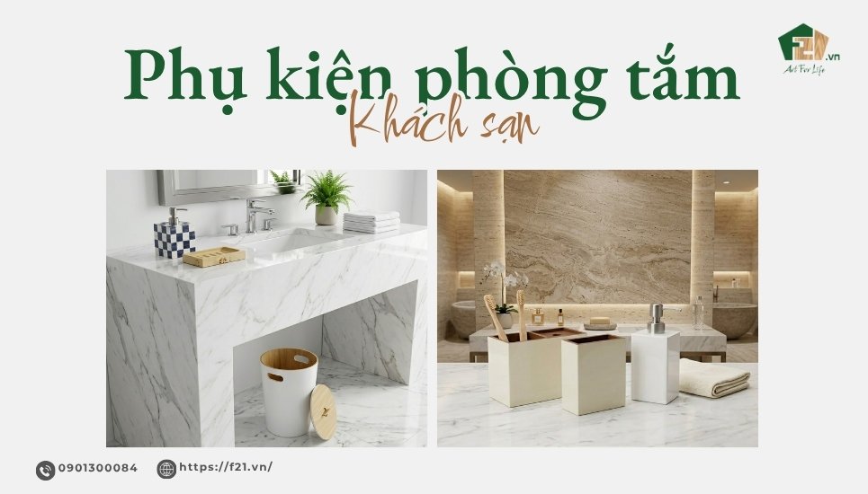 Phụ kiện phòng tắm khách sạn - Nâng tầm trải nghiệm