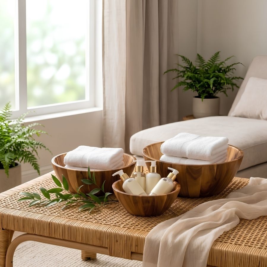 🌿 Nâng tầm trải nghiệm Spa với vẻ đẹp mộc mạc từ thiên nhiên