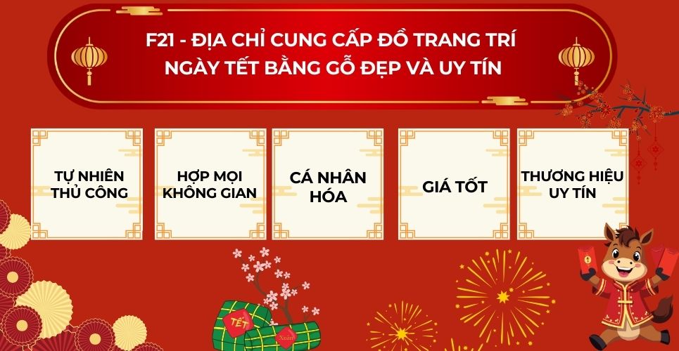 đồ trang trí Tết đẹp và uy tín