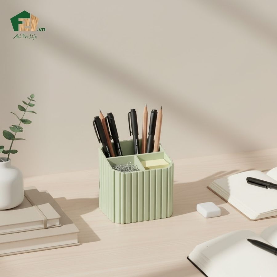khay đựng bút bằng gỗ