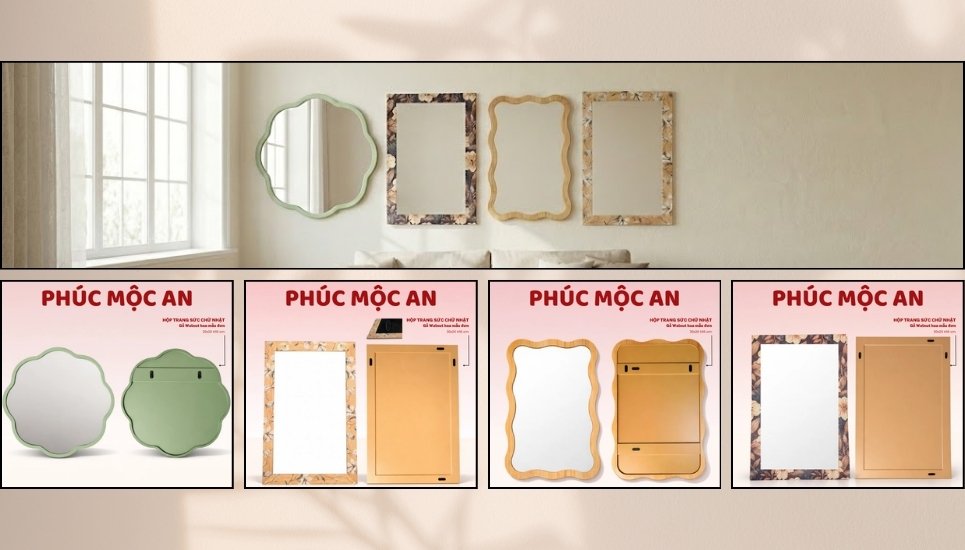 gương trang trí nội thất