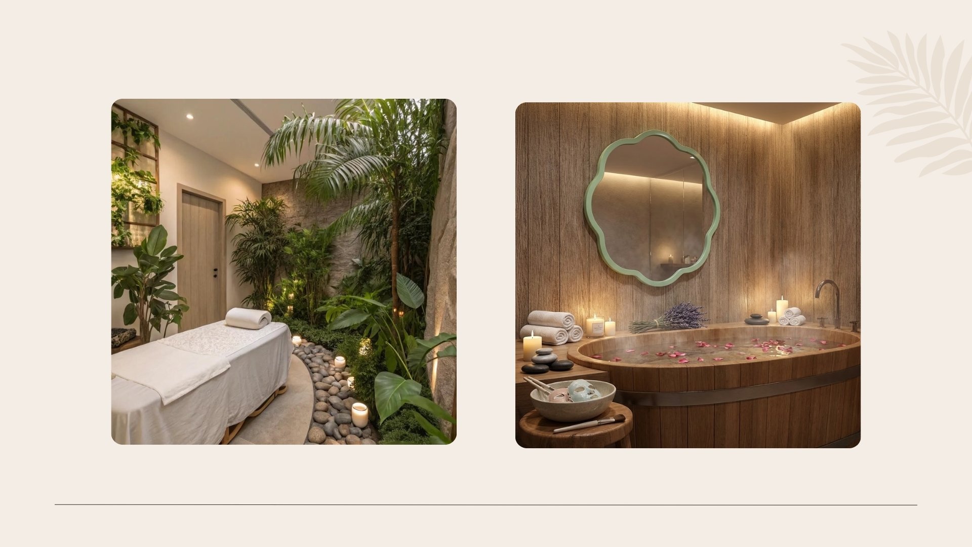 trang trí spa thư giãn