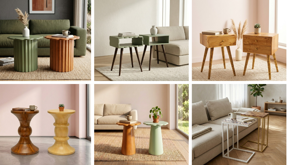 bàn trà gỗ decor