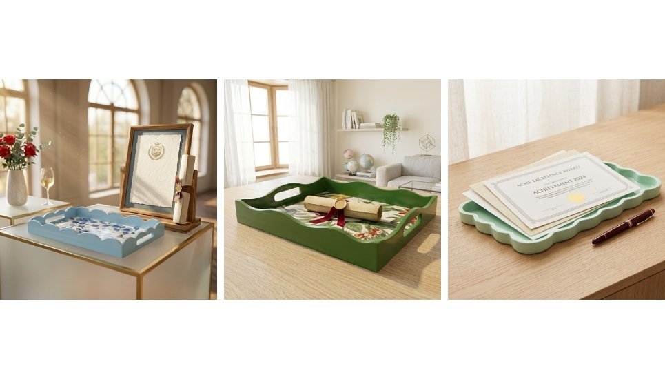 khay đựng bằng khen