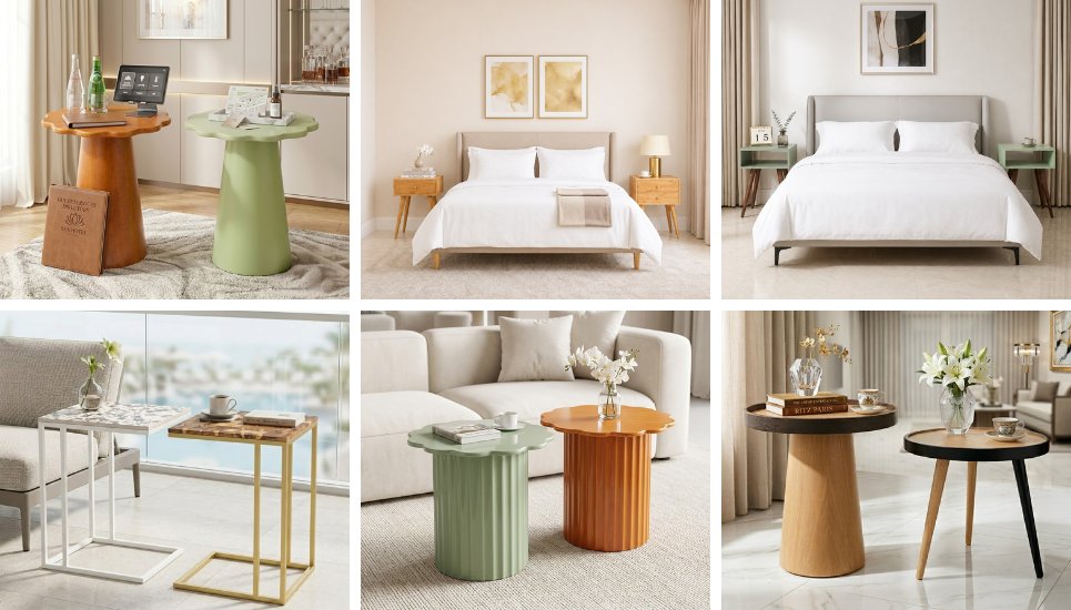 Các mẫu bàn decor nội thất bằng gỗ đẹp