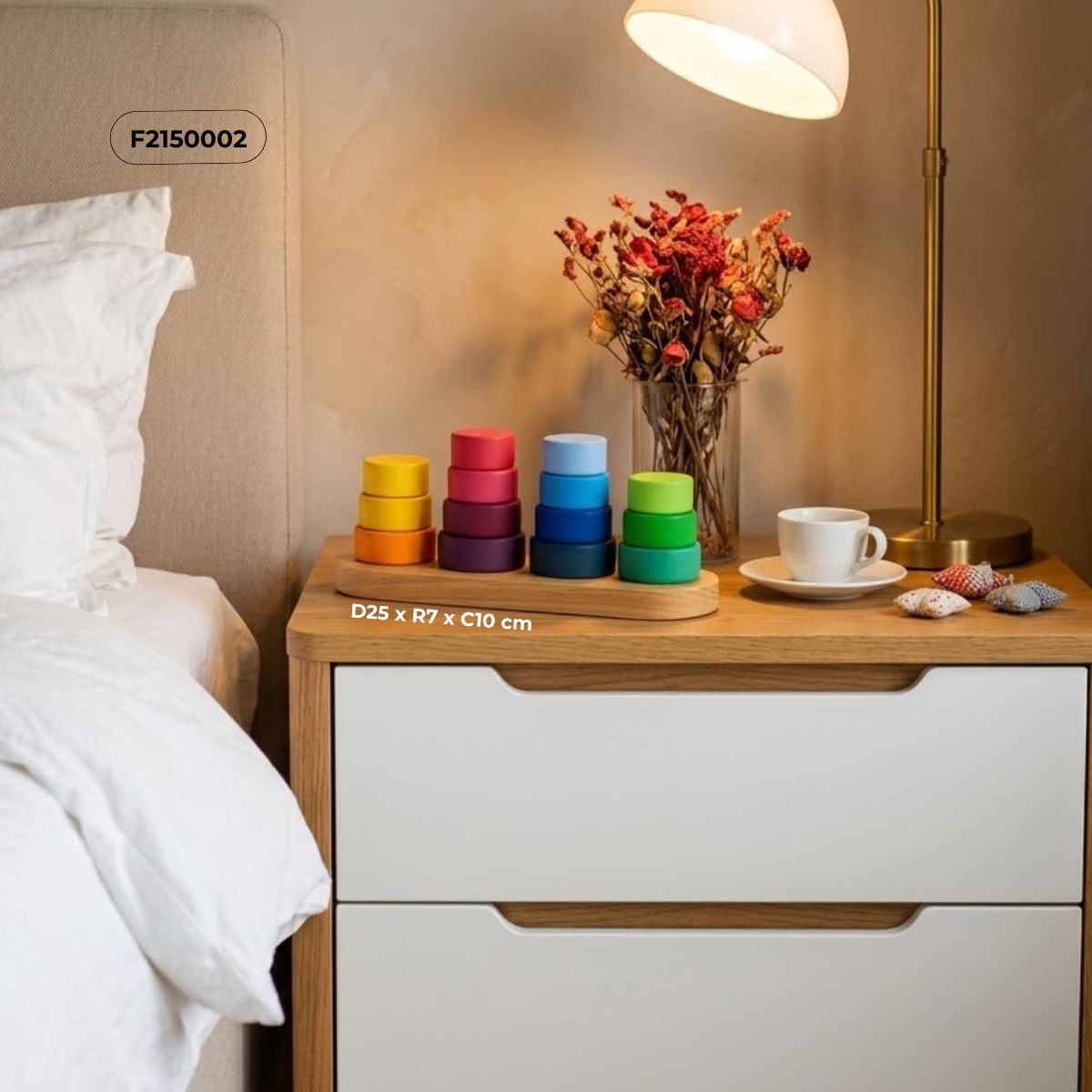 đồ chơi tháp gỗ decor