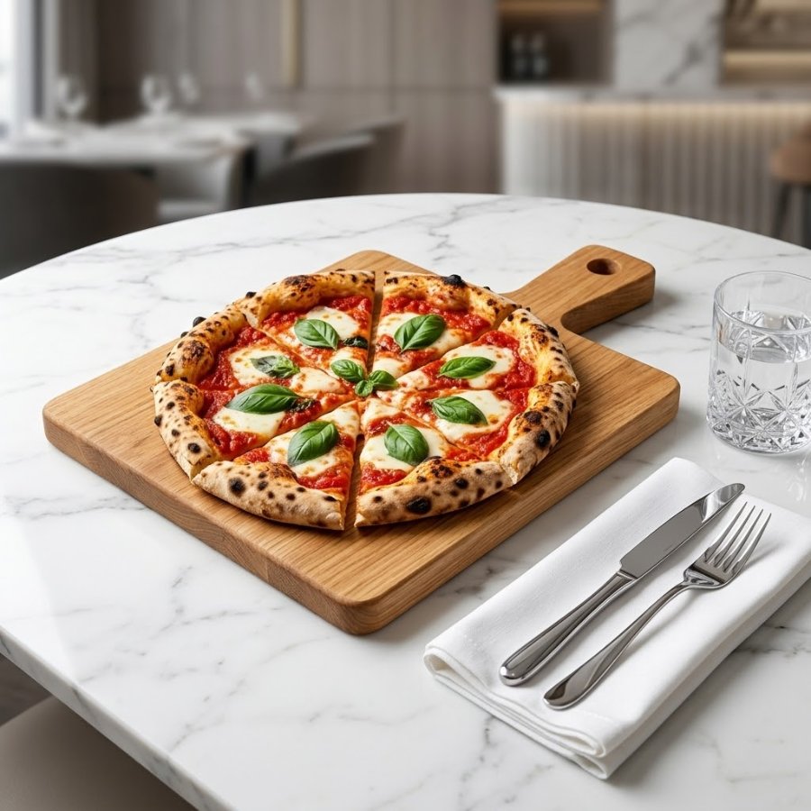 thớt gỗ đựng pizza