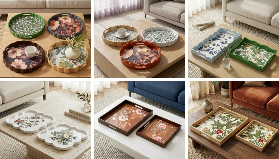 khay gỗ decor
