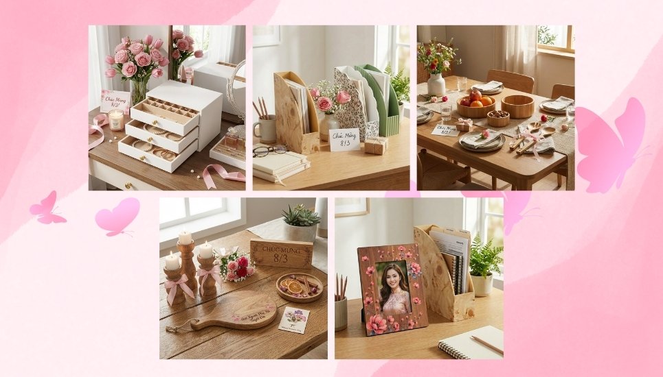 gợi ý quà tặng 8/3