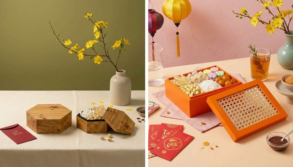 hộp bánh mứt sơn mài