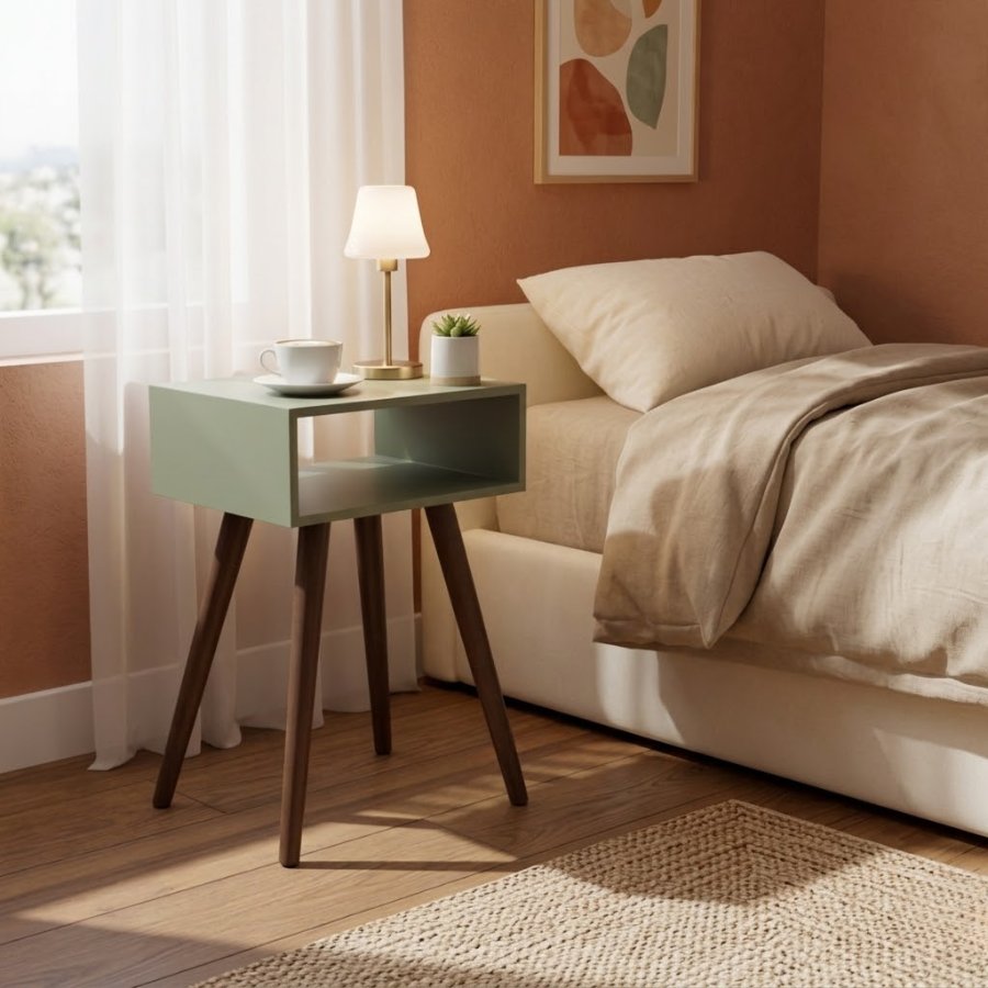 Bàn gỗ decor đầu giường