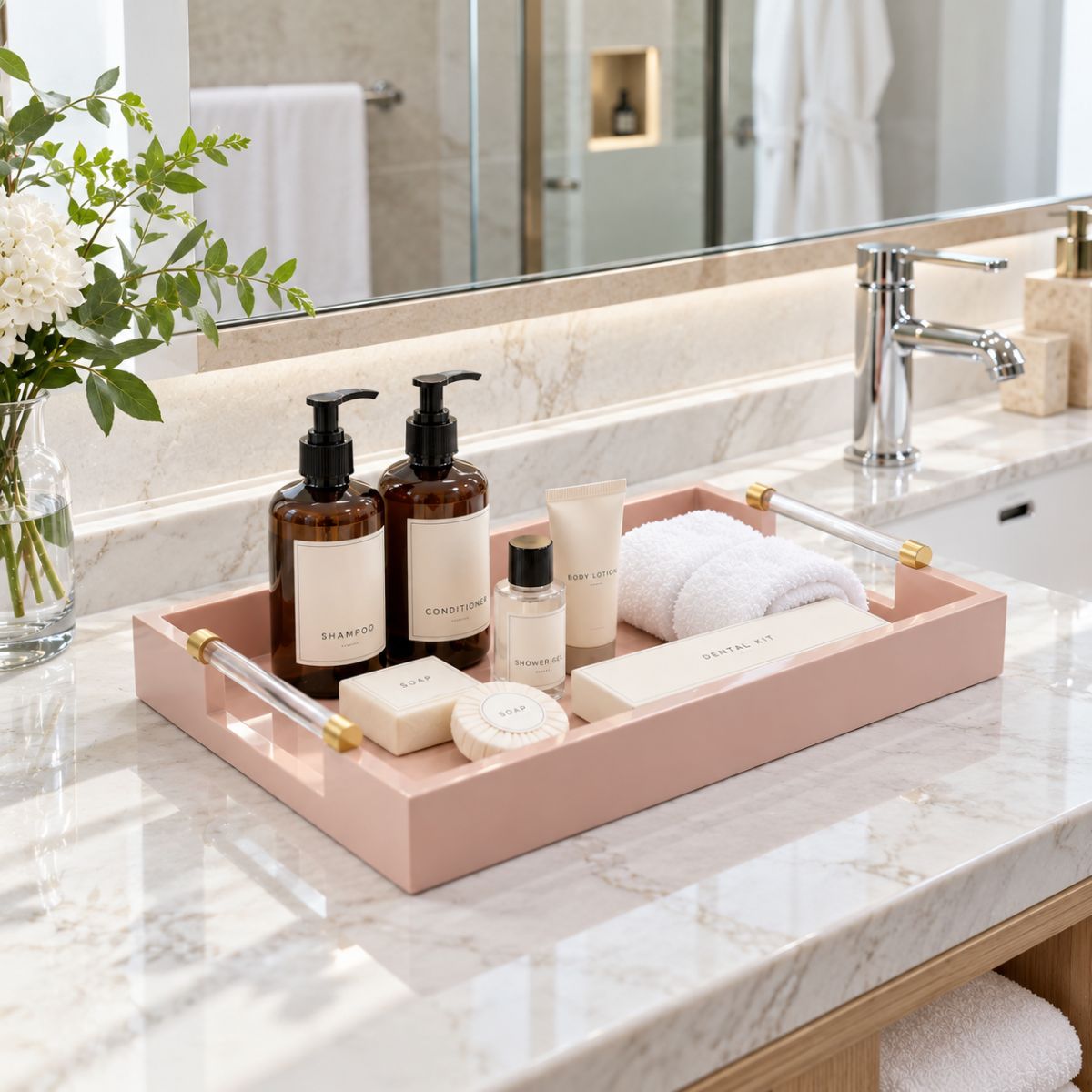khay sơn mài đựng amenities