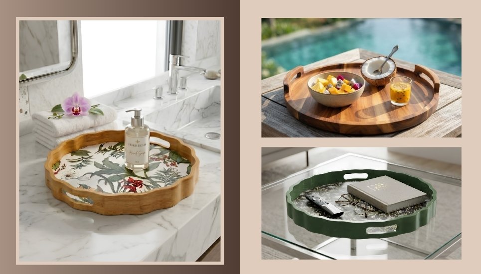 Các mẫu khay gỗ tự nhiên, khay sơn mài đẹp