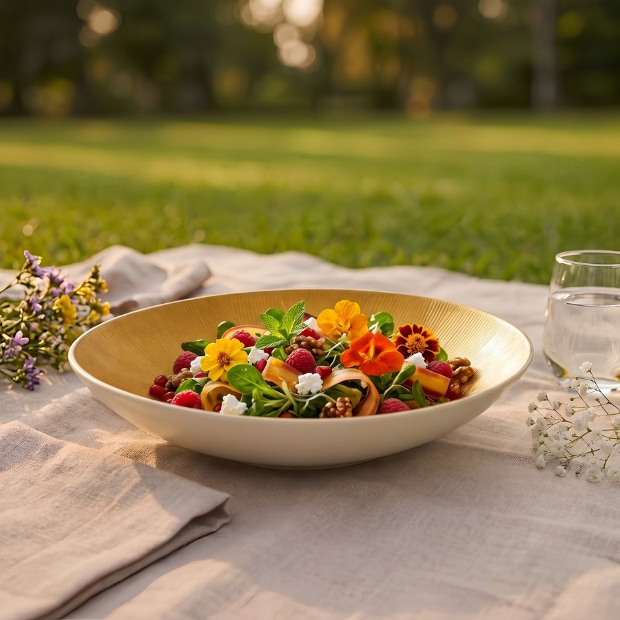 tô chỏm cầu đựng salad