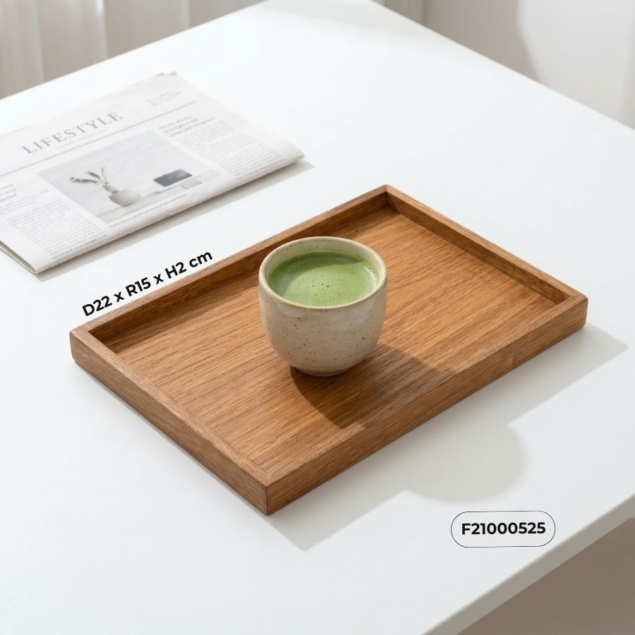 khay gỗ cỡ nhỏ cho quán cà phê