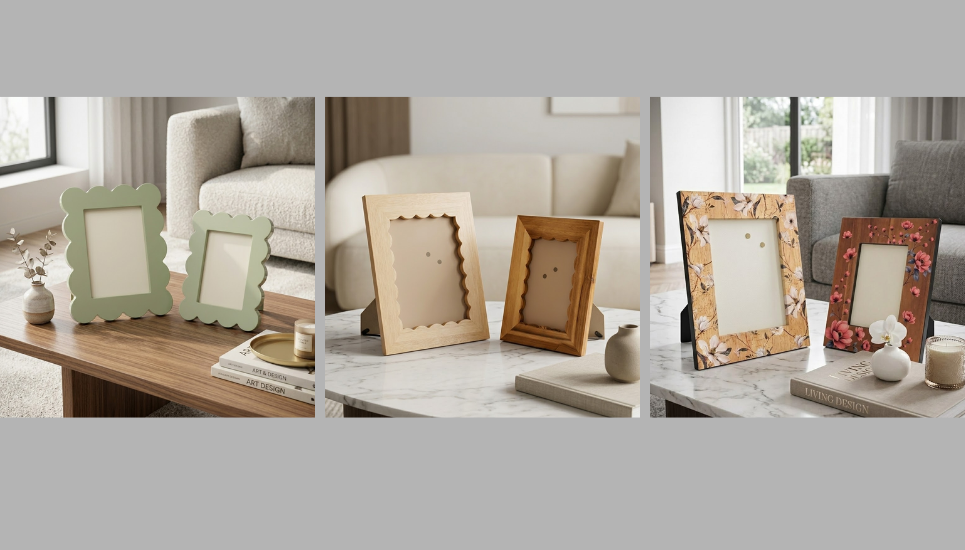 khung ảnh gỗ decor