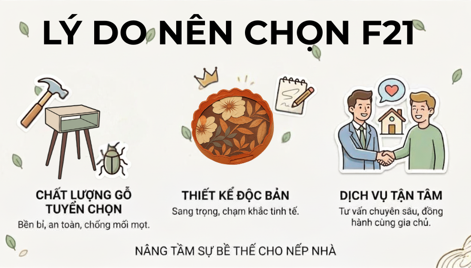 lý do nên chọn F21