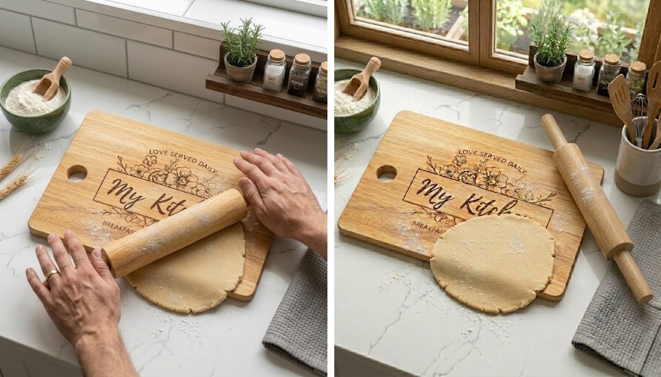 cây cán bột gỗ