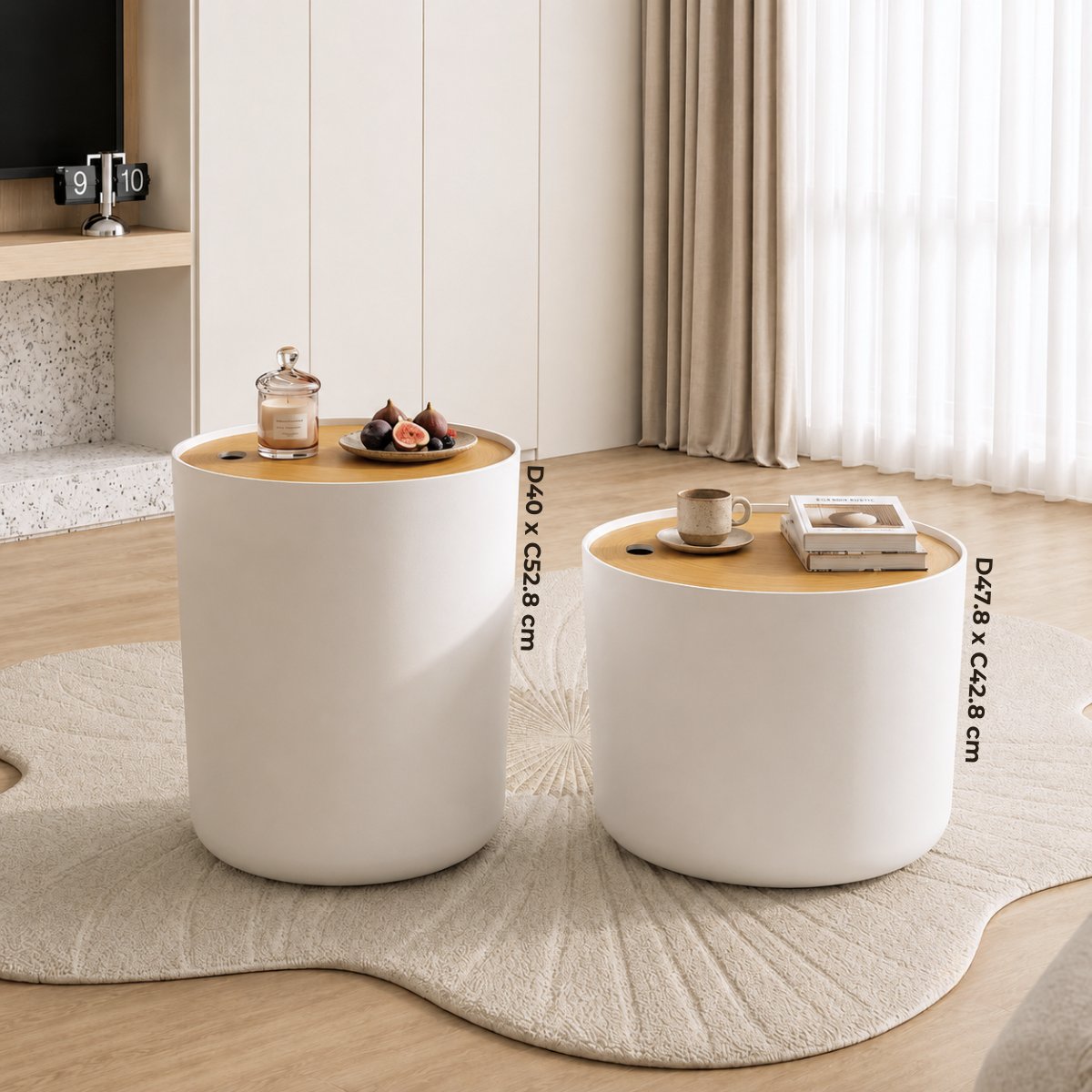 bộ bàn nắp thụt