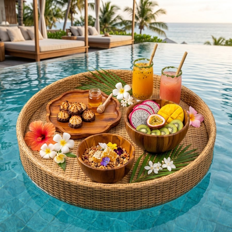 bộ tô, đĩa gỗ dành cho khách sạn