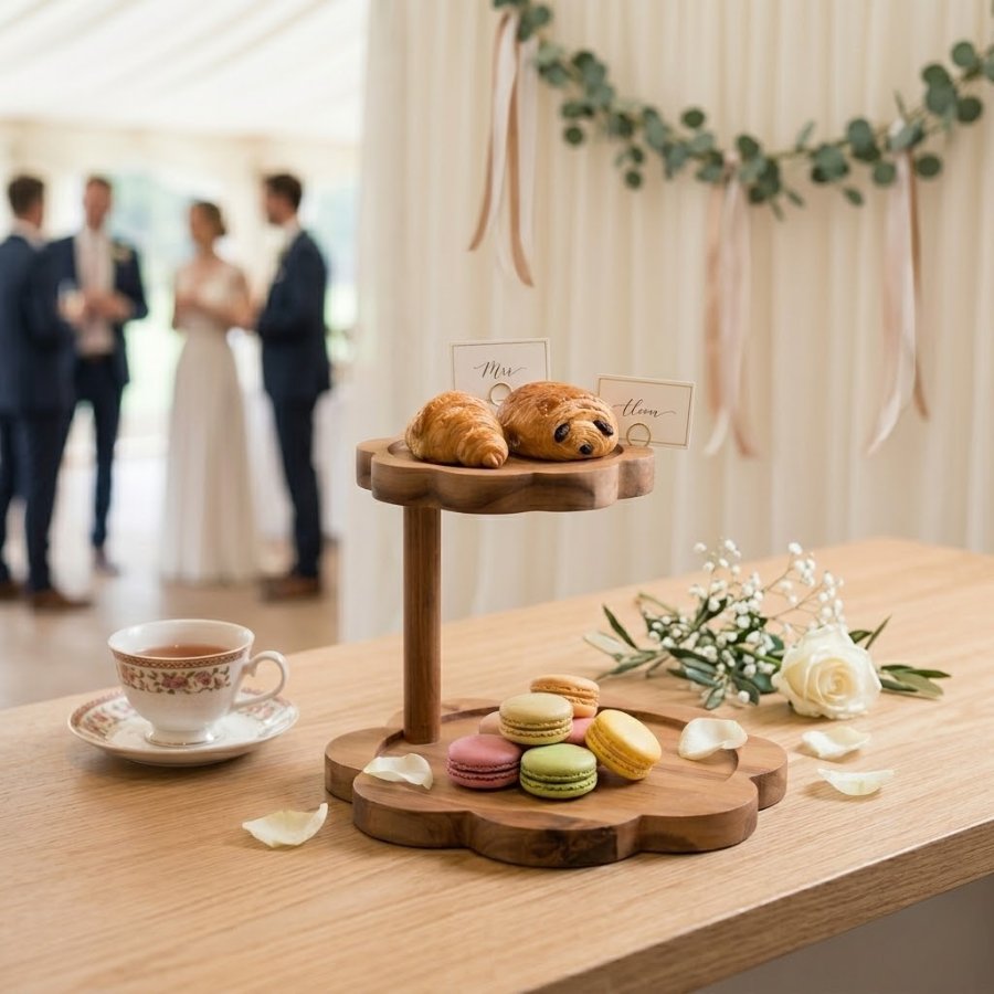 giá đỡ bánh cho tiệc cưới