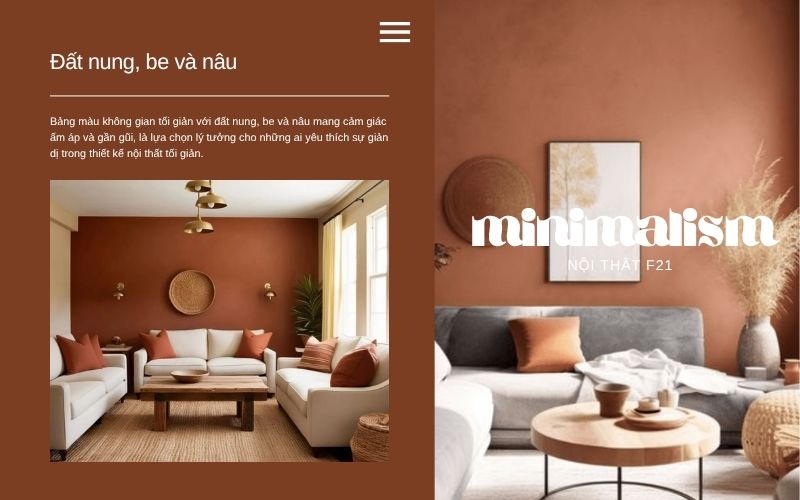 phối màu không gian sống