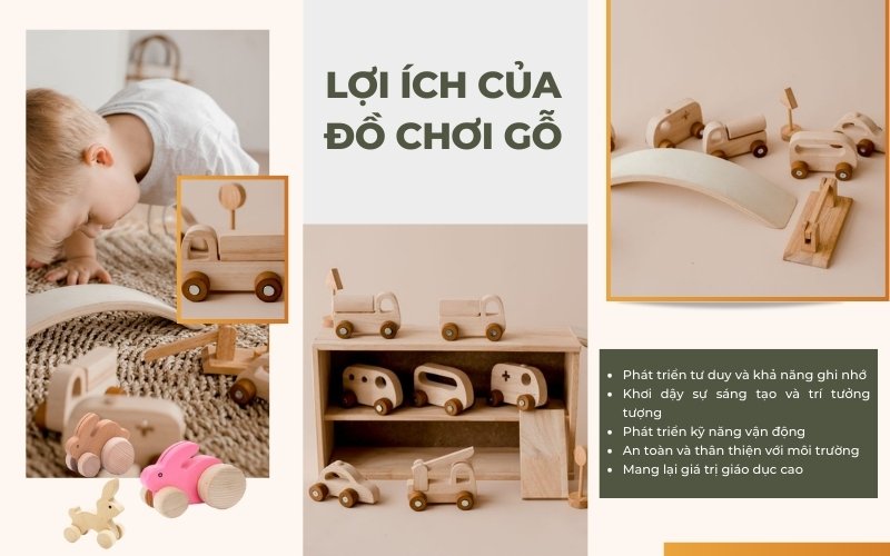 lợi ích của đồ chơi gỗ