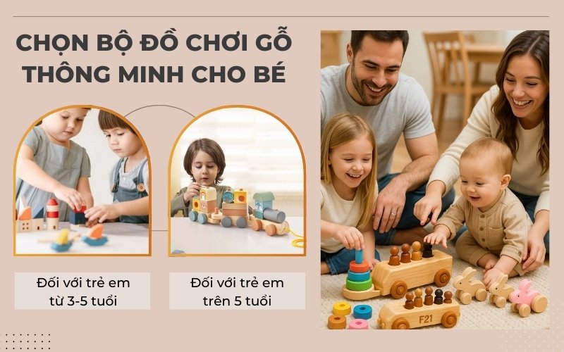bộ đồ chơi gỗ cho trẻ