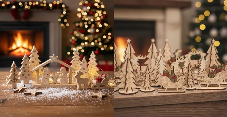 phụ kiện decor gỗ