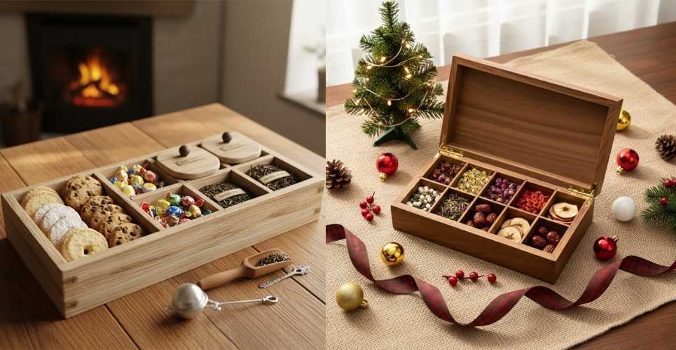 hộp đựng bánh, trà