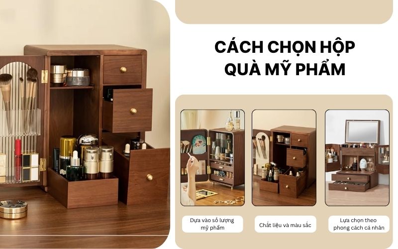 Hướng dẫn lựa chọn hộp đựng mỹ phẩm
