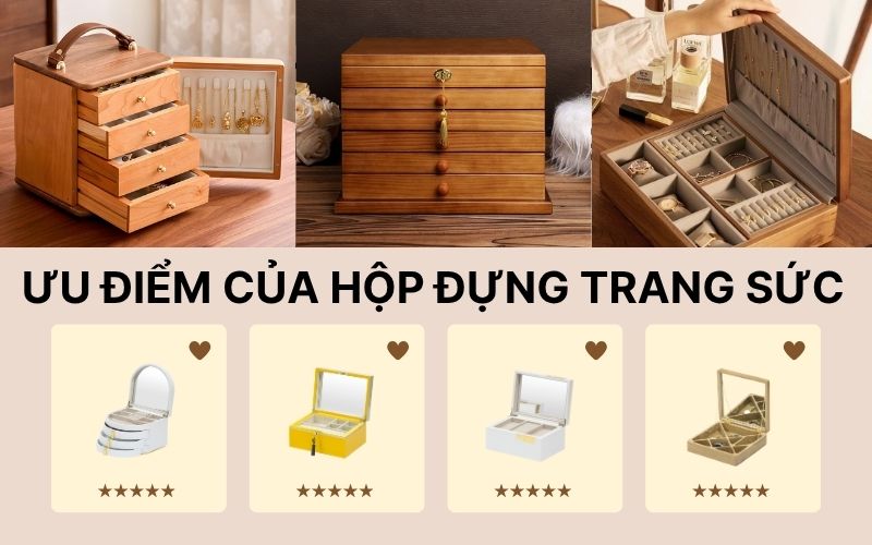 Lợi ích của hộp trang sức