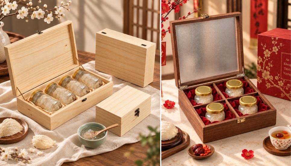 Hộp gỗ đựng hủ yến