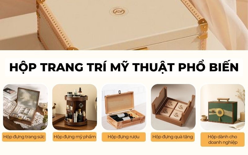 các mẫu hộp gỗ phổ biến