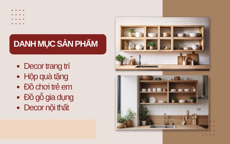 danh mục sản phẩm gỗ F21
