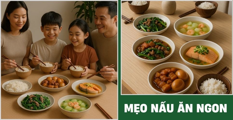 Mẹo nấu ăn ngon giúp tiết kiệm thời gian