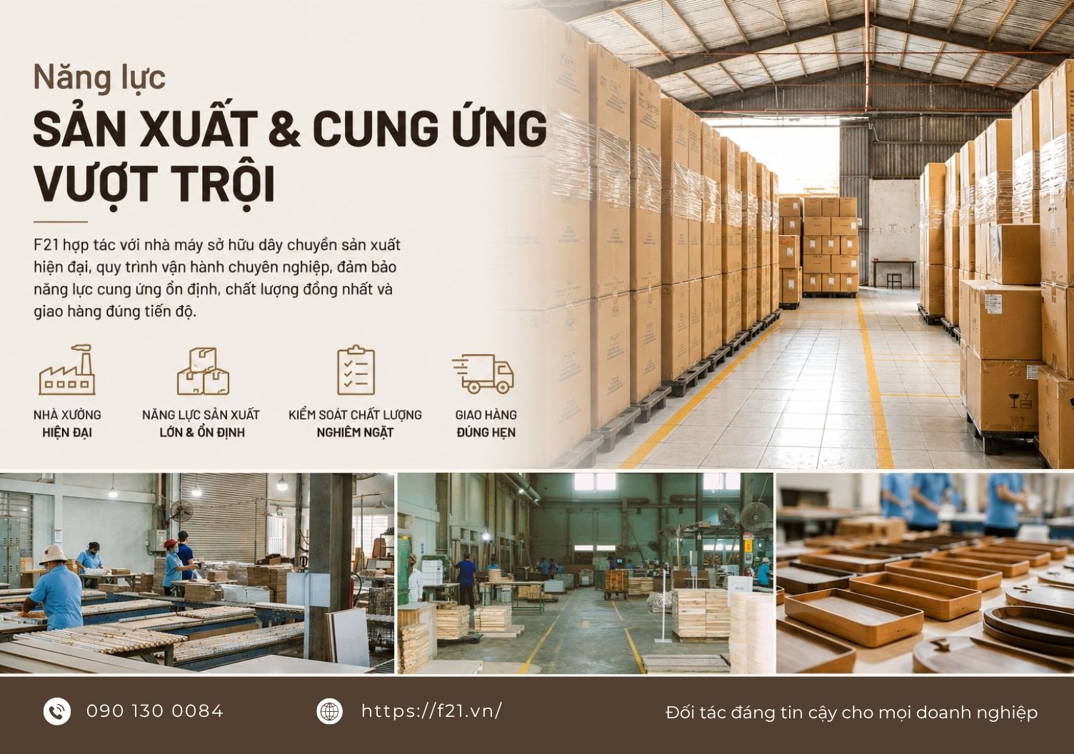 Năng lực sản xuất, cung ứng vượt trội