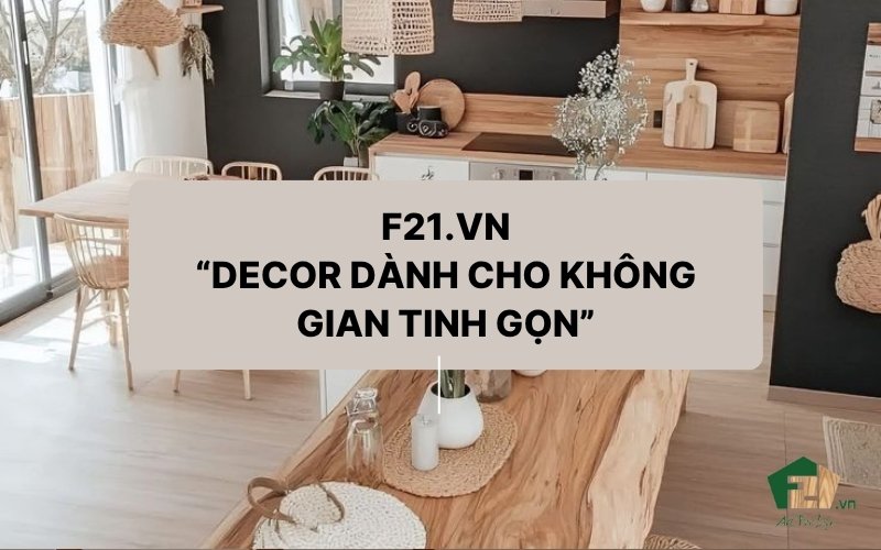 Đơn vị cung cấp sản phẩm decor không gian tối giản