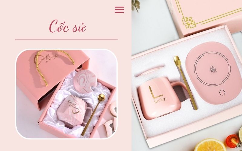 các mẫu quà 20-10 ý nghĩa