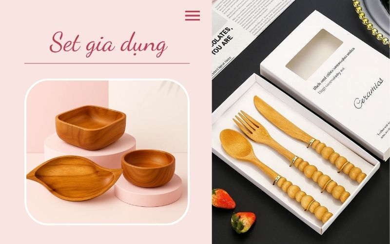 set quà tặng tinh tế 20/10