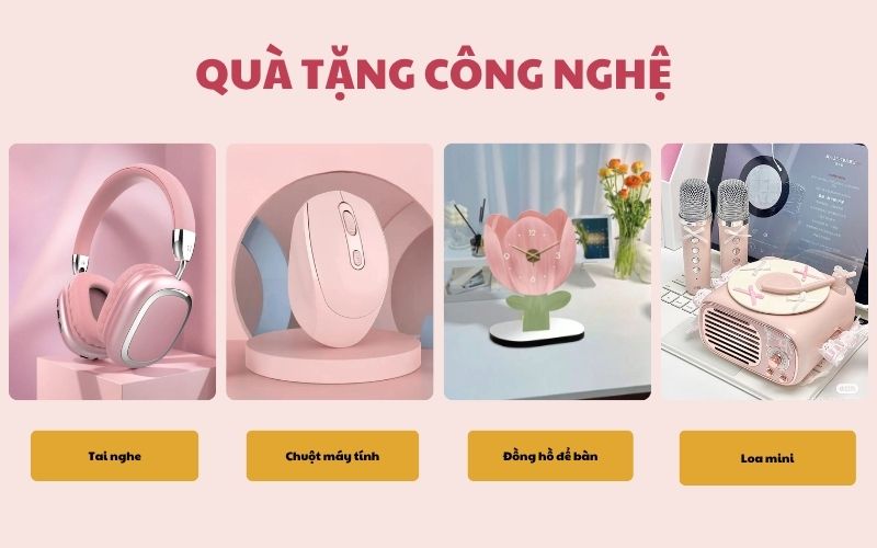 gợi ý mẫu quà 20/10