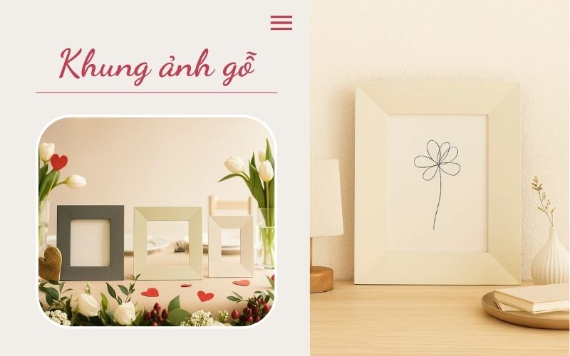 mẫu quà tặng gỗ được yêu thích nhất 20/10