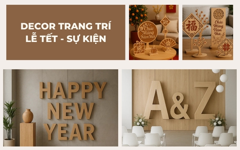 sản phẩm decor lễ