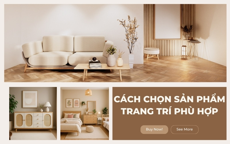 hướng dẫn chọn sản phẩm trang trí