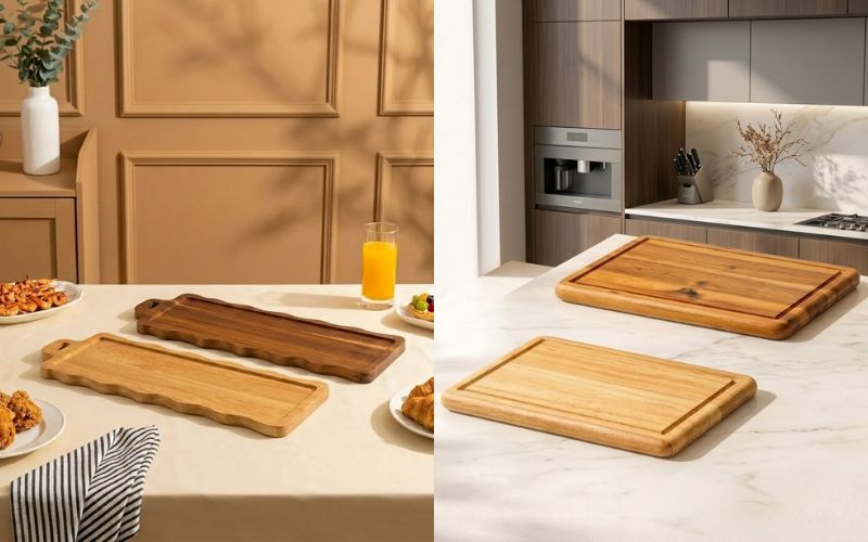 Thớt gỗ đa dạng các loại